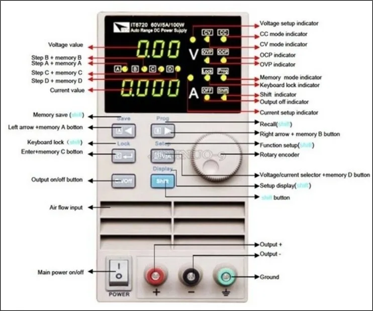 1PC New Itech IT6720 Programma - Programmable Dc Power Supply 60V 5A review and price