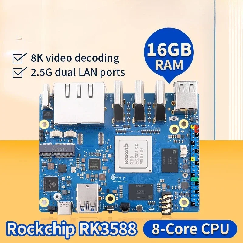 16G R-AM Single Board Computer - Orange Pi 5 Plus 16Gb review and price